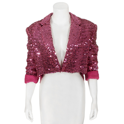 DALE BOZZIO / MISSING PERSONS - Pink sequined jacket worn at 1984 MTV Music Awards Ceremony