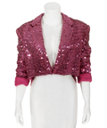 DALE BOZZIO / MISSING PERSONS - Pink sequined jacket worn at 1984 MTV Music Awards Ceremony