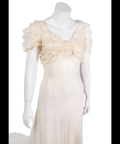 AVRIL LAVIGNE - cream chiffon dress worn in the "When You're Gone" music video