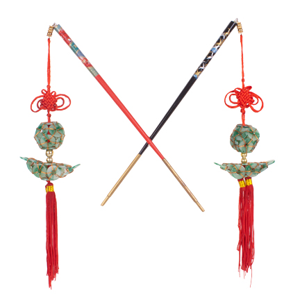 RIHANNA - Hair Sticks with Jade Pieces used in the Princess of China music video