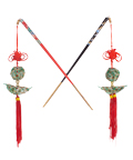 RIHANNA - Hair Sticks with Jade Pieces used in the Princess of China music video