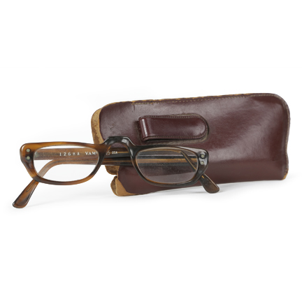 FRANK SINATRA -Personal Reading Glasses with Leather Case