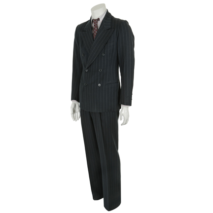 BLACK TIE WHITE NOISE ALBUM COVER - David Bowie Vintage 1940 Suit