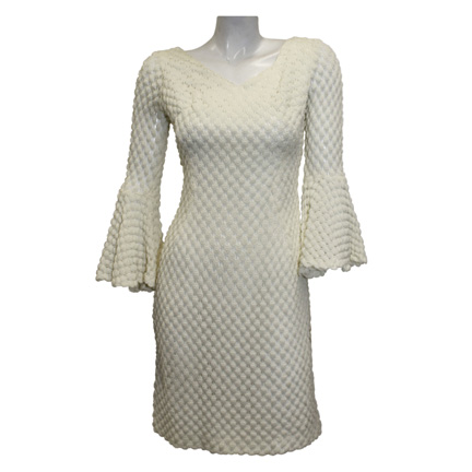 DREAMGIRLS – Deena Jones (Beyonce) crochet wedding dress.