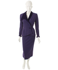 MEET ME AFTER THE SHOW - Delilah Lee (Betty Grable) Two piece purple wool knit suit