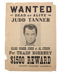 GUNFIGHT AT COMANCHE CREEK - Bob Gifford (Audie Murphy) Wanted Poster