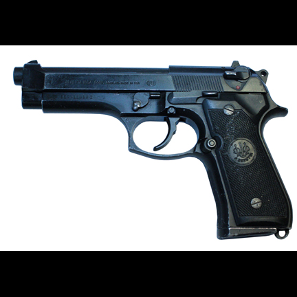 THE SOPRANOS  Paulie Walnuts (Tony Sirico)  Beretta 92FS pistol used to shoot 