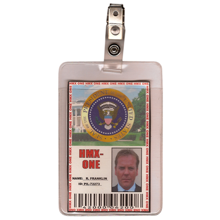 24  Jack Bauer (Kiefer Sutherland)  HMX-One Presidential Pass I.D. Card from Season 5
