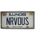 FERRIS BUELLER'S DAY OFF - Ferris Bueller (Matthew Broderick)  "Nrvous" Ferrari license plate