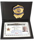 24  Agent Aaron Pierce (Glenn Morshower)  Secret Service identity card and badge holder