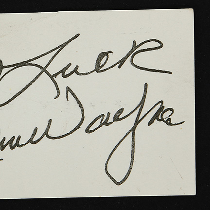 kema John Wayne Signed Pre Printed Autograph mounted Photo Gift idea 8x6 mounted display #T