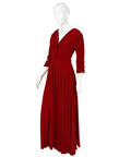 DEBBIE REYNOLDS COLLECTION - Loretta Young (Made For) Columbia Studio Velvet Gown