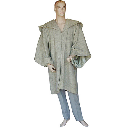 BATTLESTAR GALACTICA (Original Series)- Commander Adama (Lorne Greene) Grey Wool Tunic