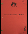 FERRIS BUELLERS DAY OFF - original Property Masters production script