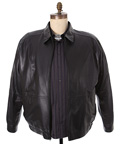 THE SOPRANOS - Tony Soprano (James Gandolfini) "Made In America" Remy Black Leather Jacket with Pron