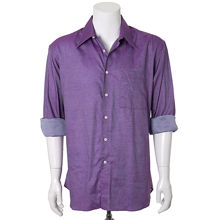 THE SOPRANOS - Christopher Moltisanti (Michael Imperiolo) The Weight purple iridescent dress shirt