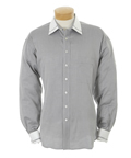 THE SOPRANOS - Johnny Sack (Vincent Curatola) "Long Term Parking"  Herringbone Dress Shirt