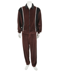 THE SOPRANOS - Paulie "Walnuts" Gualtieri (Tony Sirico) "Made in America" Burgundy Velour Tracksuit