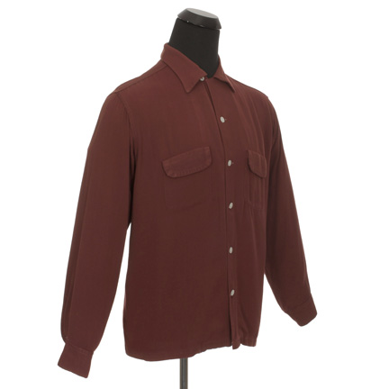 SIX FEET UNDER - Russell Corwin (Ben Foster) Maroon Button Down Shirt ...