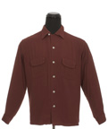 SIX FEET UNDER - Russell Corwin (Ben Foster) Maroon Button Down Shirt