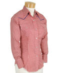 LAVERNE AND SHIRLEY -Shirley Feeney (Cindy Williams) Gingham "Cowboys Bills" Shirt