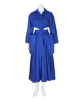 MIAMI VICE (TV) - Dorothy Bain (Eszter Balint) Royal Blue Dress