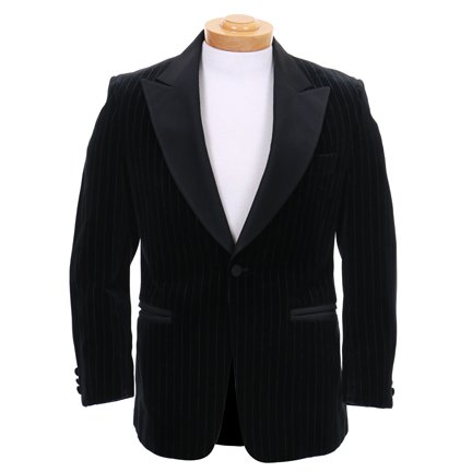 THE JEFFERSONS - George Jefferson (Sherman Hemsley) 1970s Pinstripe Tuxedo Jacket