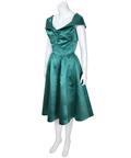 RING OF FIRE - June Carter Cash (Jewel) Emerald Green Satin Dress