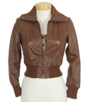 ONE DAY AT A TIME - Julie Cooper (Mackenzie Phillips) Vintage Wilsons Brown Leather Jacket and Plai