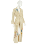 ONE DAY AT A TIME - Julie Cooper (Mackenzie Phillips) Vintage Chenille Bathrobe with Flower Embroide