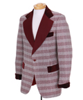 THE JEFFERSONS - George Jefferson (Sherman Hemsley) After 6 Burgundy Tuxedo Coat