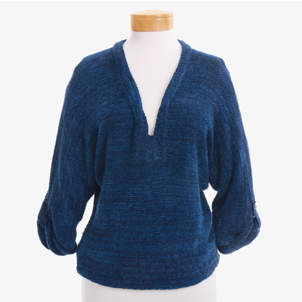 ONE DAY AT A TIME - Ann Romano (Bonnie Franklin) Iconic Blue Chenille Sweater
