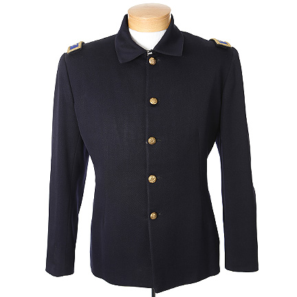 THE LAST FRONTIER - Colonel Frank Marston (Robert Preston) Dark Navy Blue Wool Jacket