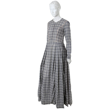 A MILLION WAYS TO DIE IN THE WEST- Anna (Charlize Theron) – Grey/Black Plaid Western Dress
